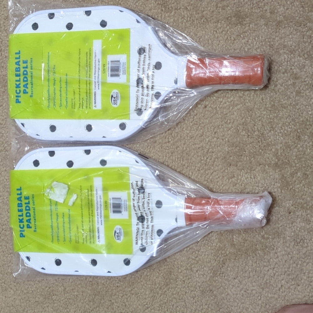 Two Floral 14mm Pickleball Paddles - Picture 2 of 4